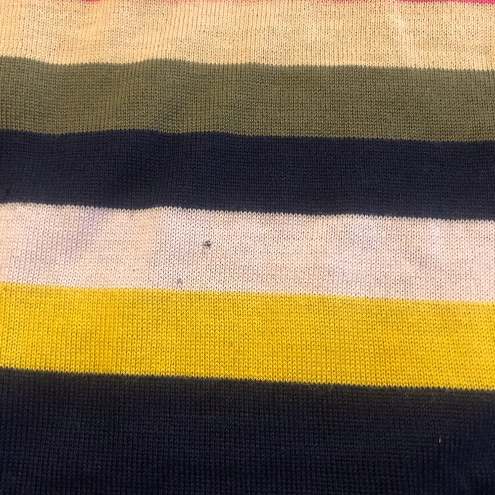 New w/ Defect: J. Crew Tippi Sweater in Multistripe with Buttons in size Small! - Picture 8 of 14